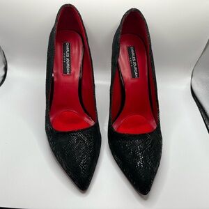 Charles Jourdan Paris black pumps